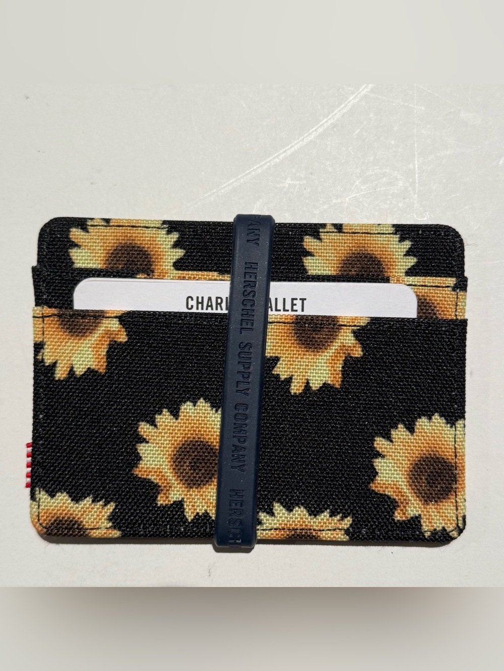 Herschel Supply Company Sunflower Card Holder Wallet - Picture 5 of 6